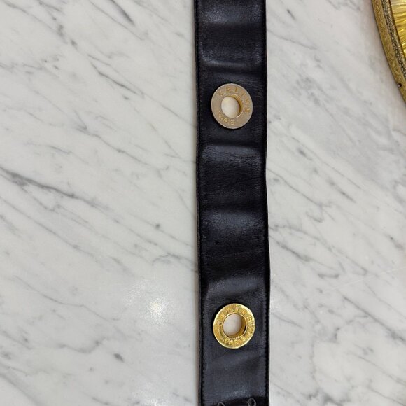 Celine Belt Black and Gold Size 85 - Picture 12 of 16